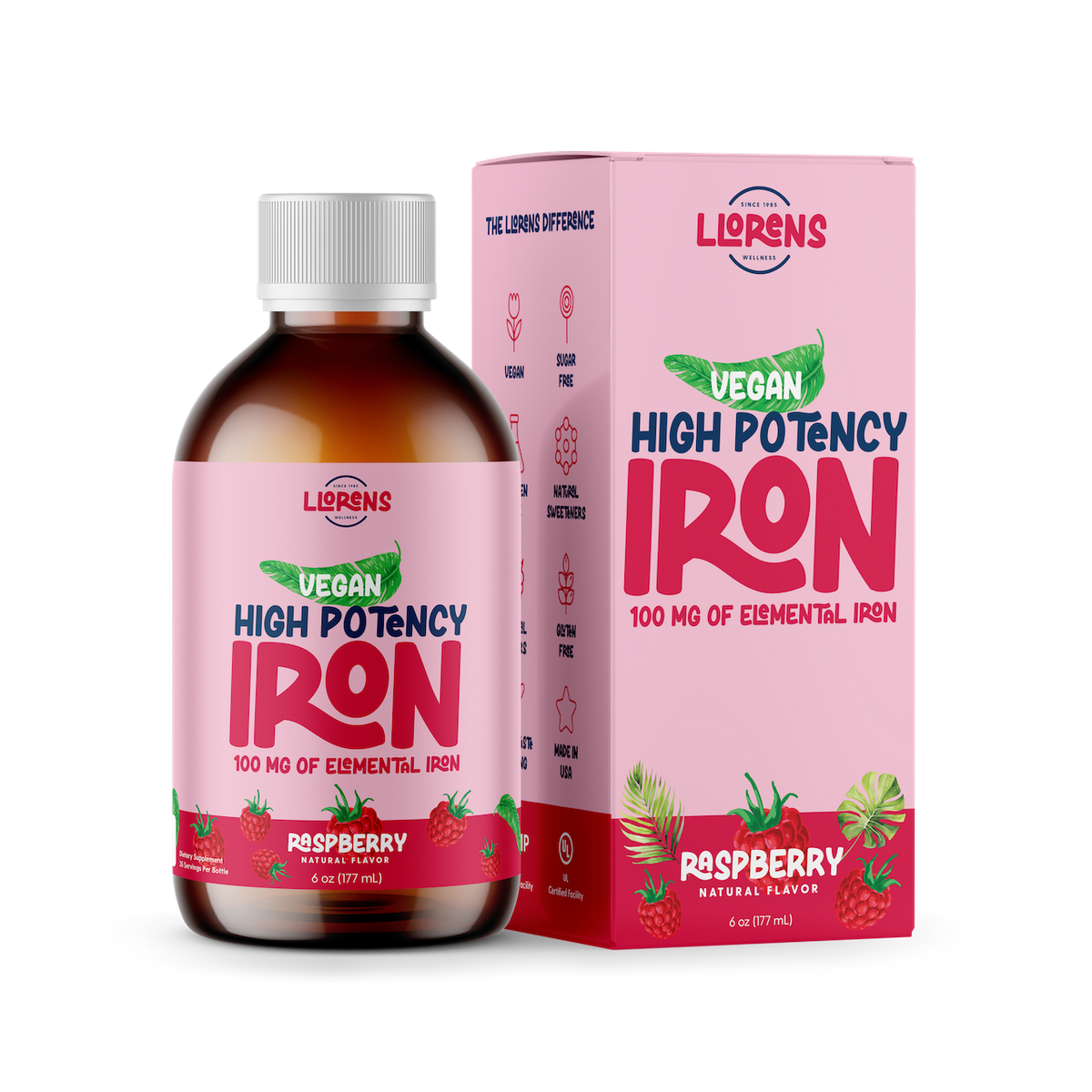 Medicine Liquid Raspberry High Potency Raspberry 6oz (24) – Llorens Pharmaceutical